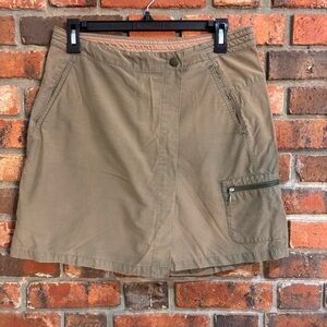 Columbia womens outdoor camping hiking skort khaki 8